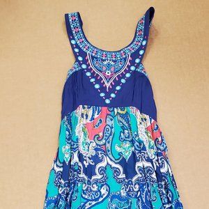 Flying tomato paisley dress